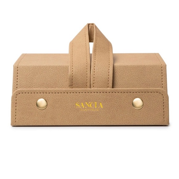 Sancia Tan Faux Leather sunglass holder - Picture 3 of 6